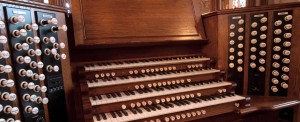 English organ building keyboard