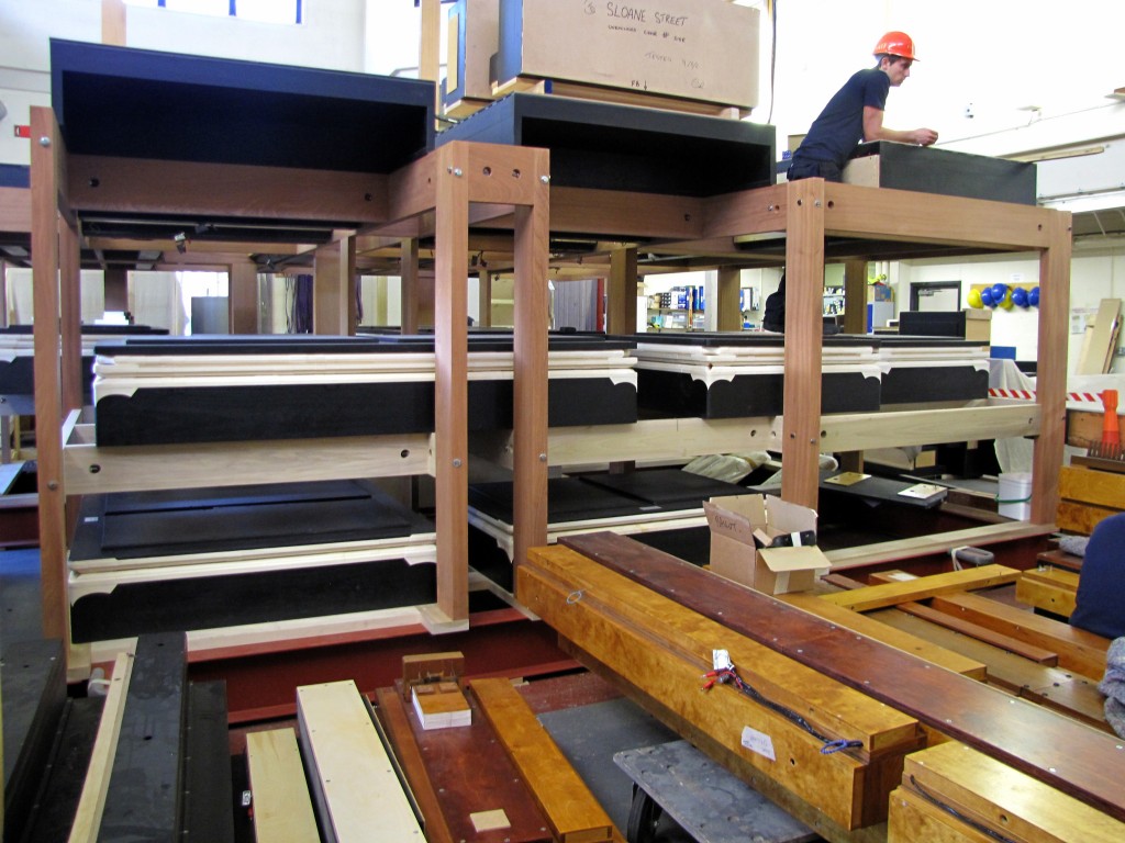 Holy Trinity, Sloane St, London -assembling the organ